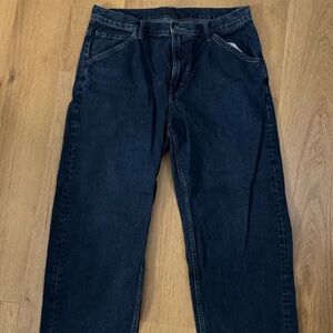 Uniqlo Men's Dark Blue Straight Jeans
